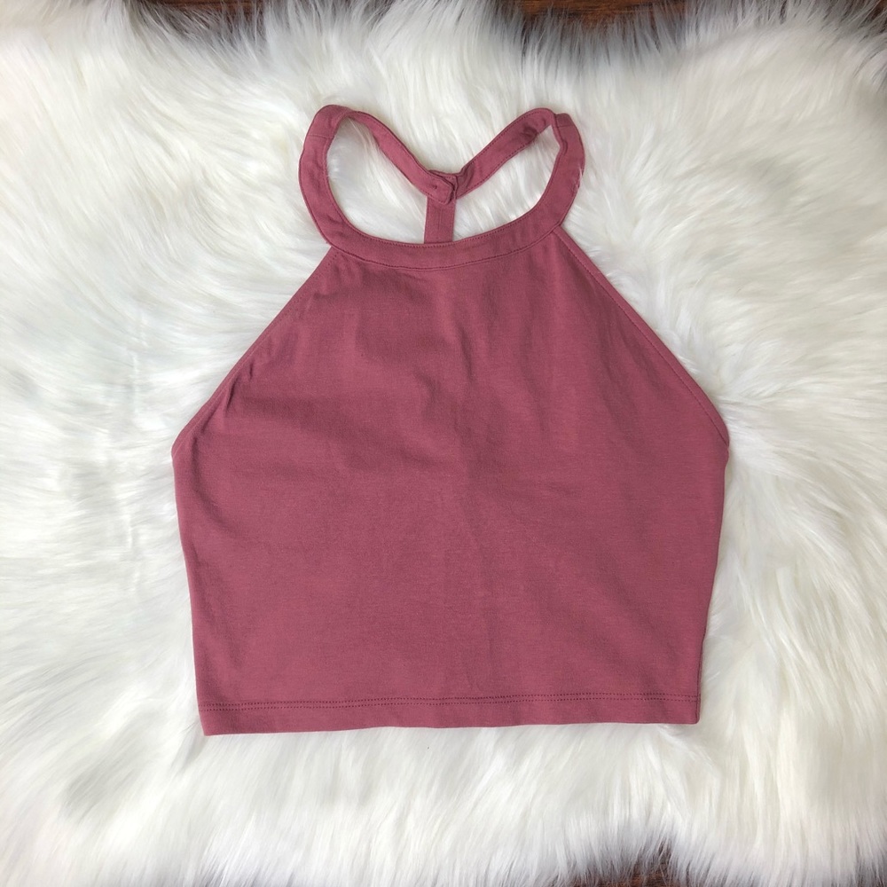 Charlotte Russe Halter Crop Top Size Small